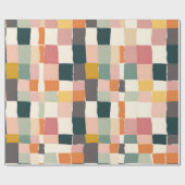 Papier Cadeau Patchwork Pastels (Plat)