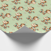 Papier Cadeau Patchwork Pony Anniversaire à Galop (Coin)