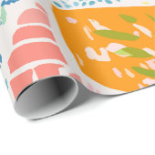 Papier Cadeau Patchwork Prépa Pastel (Coin rond)