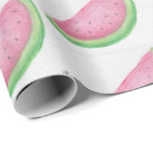 Papier Cadeau Pâte de pastèque (Coin rond)