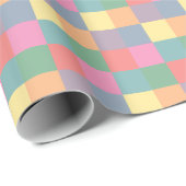 Papier Cadeau Pâte multicolore "harlequin" matte (Coin rond)