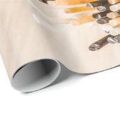 Papier Cadeau Pâtes de spaghetti (Coin rond)