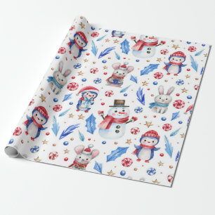 Papier Cadeau Pâtes d'hiver