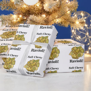 Papier Cadeau Pâtes ravioli nourriture italienne Anniversaire