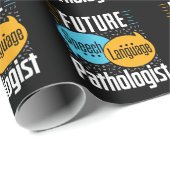 Papier Cadeau Pathologiste du futur langage SLP (Coin rond)