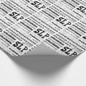 Papier Cadeau Pathologiste du langage vocal (Coin)