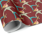 Papier Cadeau Patinage (Coin rond)