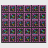 PAPIER CADEAU PATINAGE OLYMPIQUE  (Plat)