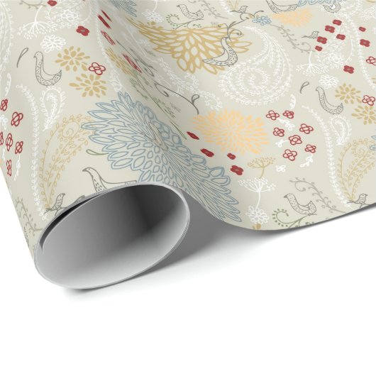 Papier Cadeau pating curly gares (Coin rond)