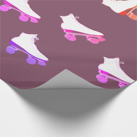 Papier Cadeau Patins à rouleaux ModèlePapier à envelopper (Coin)