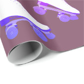 Papier Cadeau Patins à rouleaux ModèlePapier à envelopper (Coin rond)