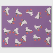 Papier Cadeau Patins à rouleaux Papier Motif à envelopper (Plat)