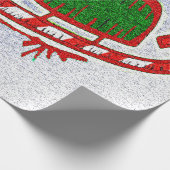 Papier Cadeau Patins de Noël - (Coin)