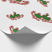 Papier Cadeau Patins de Noël - (Coin)