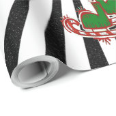 Papier Cadeau Patins de Noël - (Coin rond)