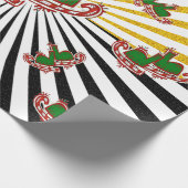 Papier Cadeau Patins de Noël - (Coin)