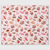 Papier Cadeau Pâtisseries (Plat)