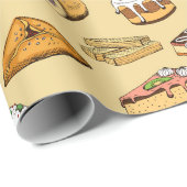 Papier Cadeau Pâtisseries (Coin rond)