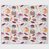 Papier Cadeau Pâtisseries (Plat)