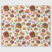 Papier Cadeau Pâtisseries (Plat)