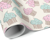 Papier Cadeau Pâtisseries (Coin rond)