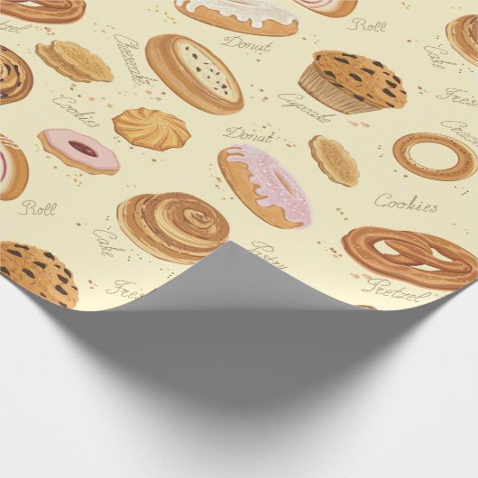 Papier Cadeau Pâtisseries (Coin)