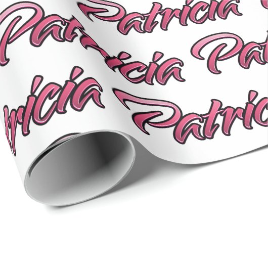 Papier Cadeau Patricia fade pink (Coin rond)
