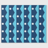 Papier Cadeau Patriotic wrapping paper with Flag of Minnesota (Plat)