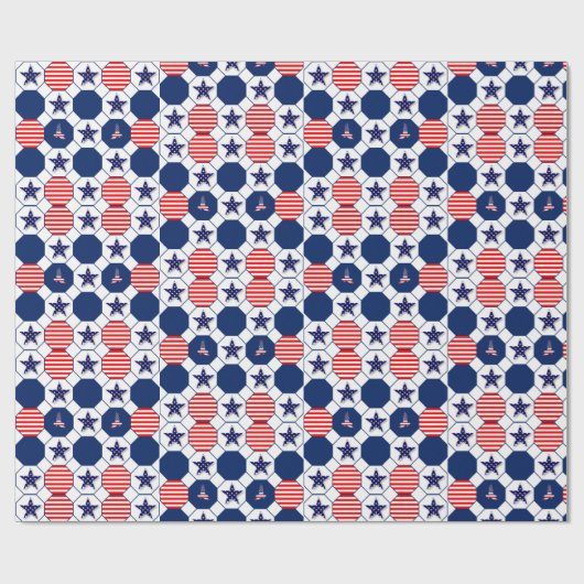 Papier Cadeau Patriotique (Plat)