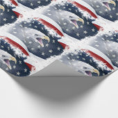 Papier Cadeau Patriotique (Coin)