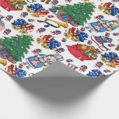 Papier Cadeau Patriotique Américain Motif (Coin)