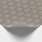 Papier Cadeau Patrón de triángulos (Coin)