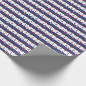 Papier Cadeau Patteries Nautical Stars and Stripes (Coin)