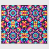 Papier Cadeau ~ Pattern ~ Bold Multicoloured Wrapping ~ (Plat)