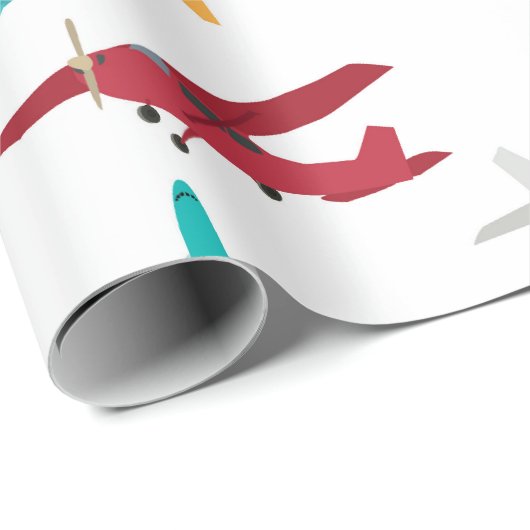 Papier Cadeau Pattern de Colorful (Coin rond)