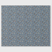 Papier Cadeau pattern, rose et butterfly (Plat)