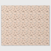 Papier Cadeau Pattern with food (Plat)