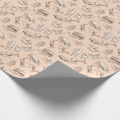 Papier Cadeau Pattern with food (Coin)
