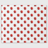 Papier Cadeau Pattern with tulips on (Plat)