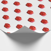 Papier Cadeau Pattern with tulips on (Coin)