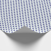 Papier Cadeau Patterns bleus (Coin)
