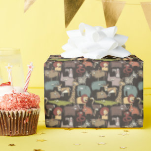 Papier Cadeau Patterns d'African Animals