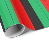 Papier Cadeau Patterns de Kwanzaa Colors (Coin rond)