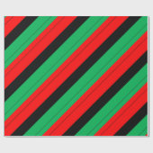 Papier Cadeau Patterns de Kwanzaa Colors (Plat)
