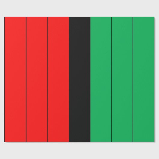 Papier Cadeau Patterns de Kwanzaa Colors (Plat)