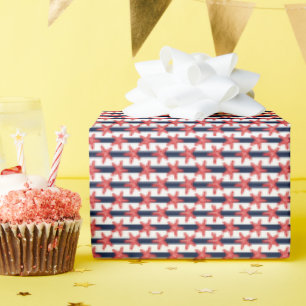 Papier Cadeau Patterns de Stars And Stripes