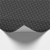 Papier Cadeau Patters de Black & Dark Gray Monotones (Coin)