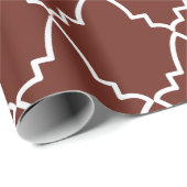 Papier Cadeau Patters de Burgundy (Coin rond)