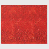 Papier Cadeau Patters de couleur rouge (Plat)