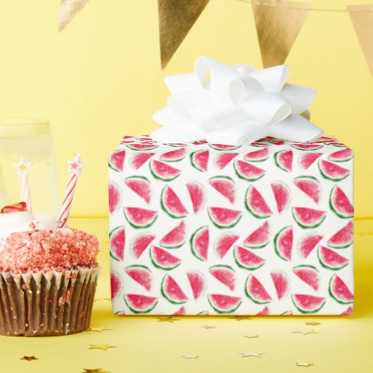 Papier Cadeau Patters de Cute Pineapple et Watermelon (Fête d'anniversaire)
